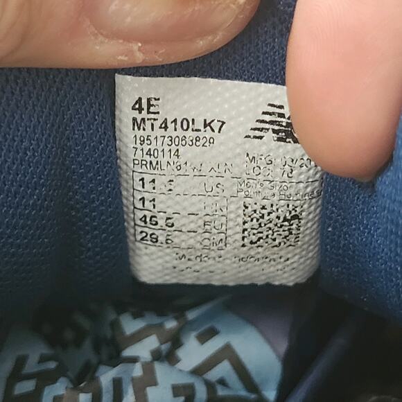 Mens New Balance 410 Sz 11.5 010484 Black Mesh Running Athletic Sneakers Shoes - Picture 7 of 8